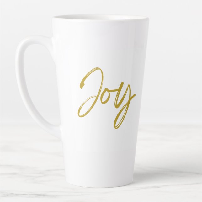 Joy Tall Latte Mug (Left)
