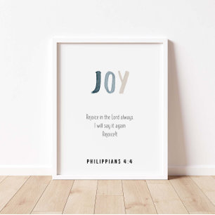 Joy the fruit of the spirit poster