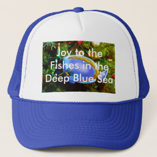 Joy to the Fishes in the Deep Blue Sea Cap