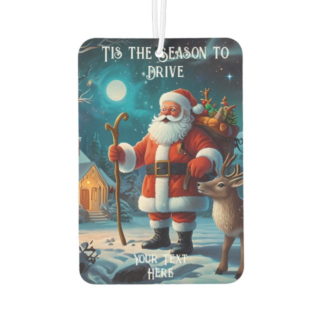 Joy to the Ride Car Air Freshener (Back)