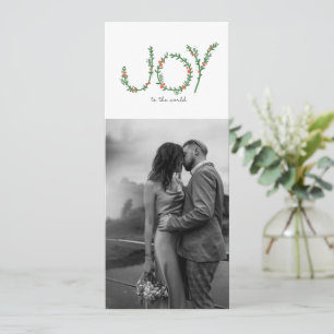 Joy to the World 4 Photo Christmas Card