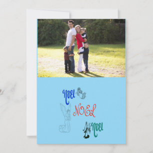 Joy to the World - Angel Trumpet 1 photo Blessisng Holiday Card