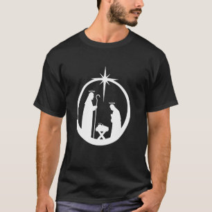 Joy To The World Baby Jesus In the Manger Christma T-Shirt