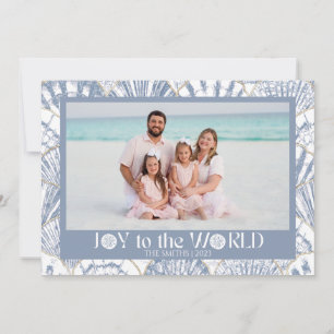 Joy to the World - Beach  Holiday Card