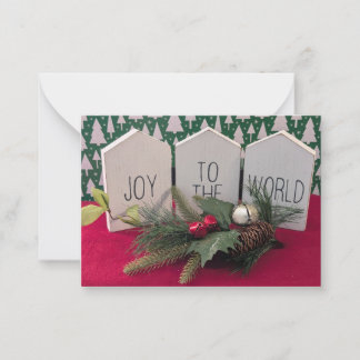 Joy to the World Card
