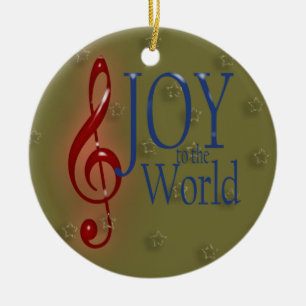 JOY to the World Ceramic Tree Decoration