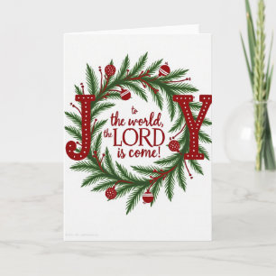 Joy To The World Christmas Card