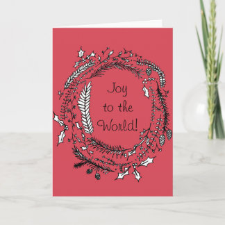 Joy to the World Christmas Card