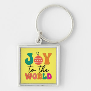 Joy to The World - Christmas Design-50835 Key Ring