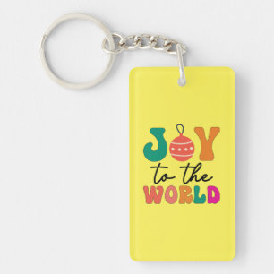 Joy to The World - Christmas Design-50835 Key Ring