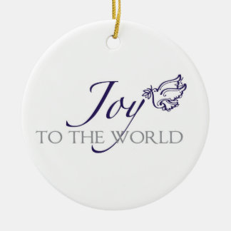 Joy to the World Christmas Ornament