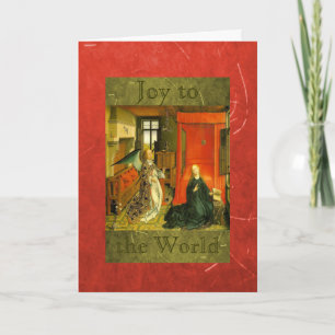 Joy to the World Christmas Rejoice Holiday Card