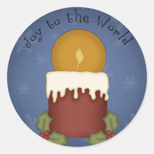 Joy to the World Classic Round Sticker