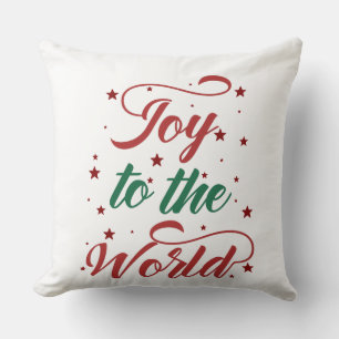 joy to the world cushion
