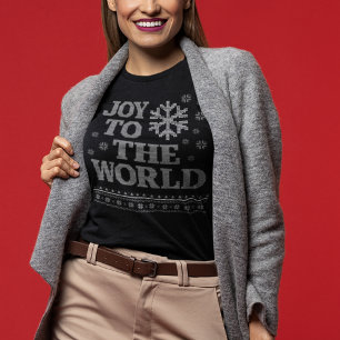 Joy to the World Festive Christmas T-Shirt