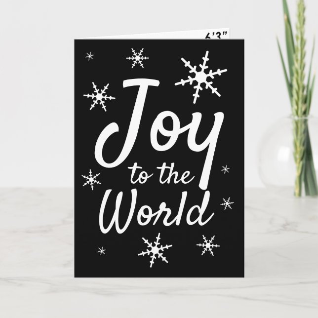 Joy To The World Funny Trump Mugshot Holiday Card (Front)