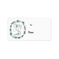 Joy to the World Gift Labels