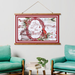 Joy to the world  hanging tapestry