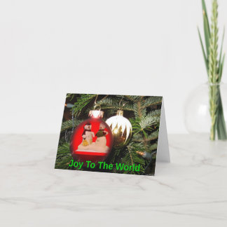 Joy To the World Holiday Card
