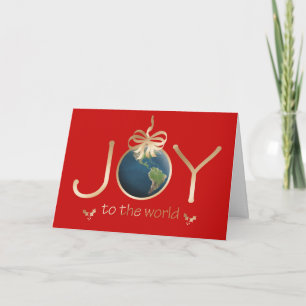 Joy to the World Holiday Card