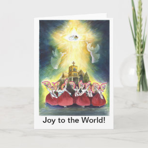 Joy to the world holiday card