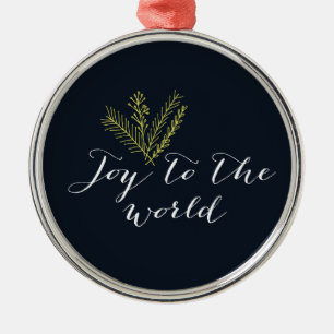 Joy to the World Holiday Ornament
