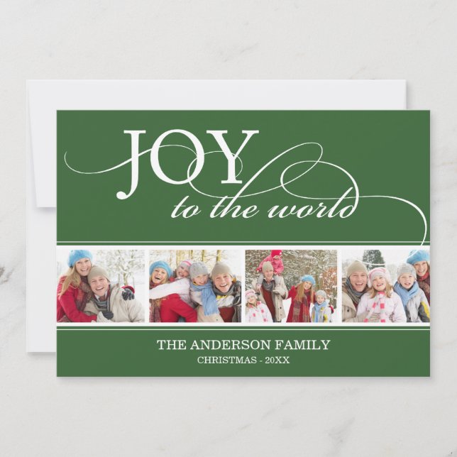 JOY TO THE WORLD | HOLIDAY PHOTO CARD (Front)