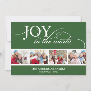 JOY TO THE WORLD   HOLIDAY PHOTO CARD