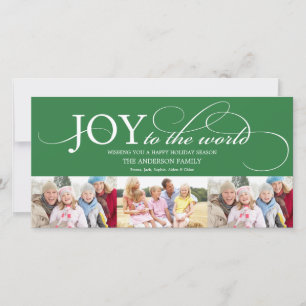 JOY TO THE WORLD HOLIDAY PHOTO CARD