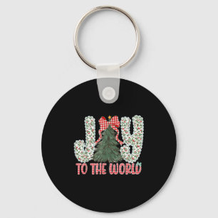 Joy To The World Jesus Christian Christmas Xmas Tr Key Ring