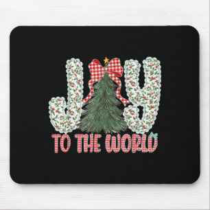Joy To The World Jesus Christian Christmas Xmas Tr Mouse Mat