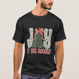Joy To The World Jesus Christian Christmas Xmas Tr T-Shirt