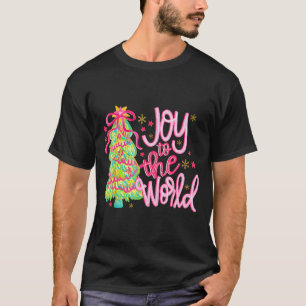 Joy To The World Jesus Christian Xmas Tree Holiday T-Shirt