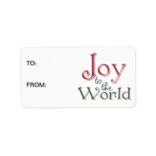 Joy to the World Label