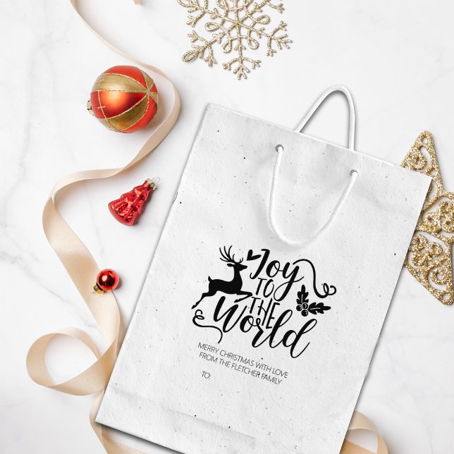 Joy to the World, Merry Christmas Family Large Rubber Stamp (Creator Uploaded)