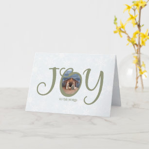 JOY to the World Nativity Card