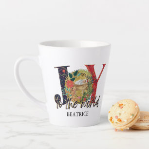 Joy To The World  Nativity Christmas  Latte Mug