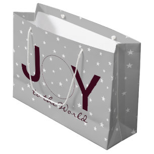 Joy to the World nativity  Large Gift Bag