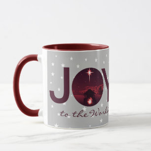 Joy to the World nativity Mug
