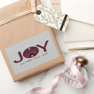Joy to the World nativity Rectangular Sticker