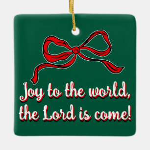 Joy To The World Ornament