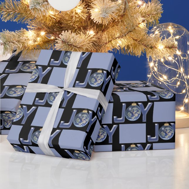 Joy to the World Ornament Wrapping Paper (Holidays)