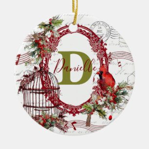 Joy to the world personalized ceramic tree decoration