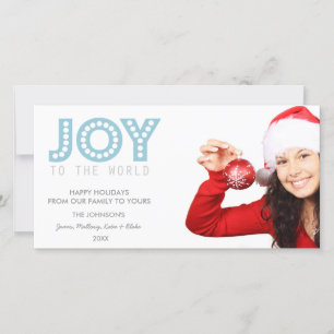 JOY To The World Photo Card   Holidays