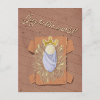 Joy to the world postcard