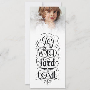 Joy to the World Religious Christian Christmas Holiday Card
