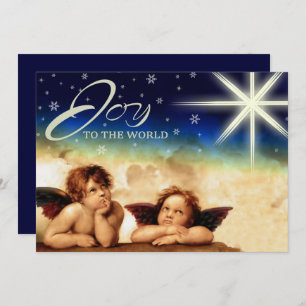 Joy to The World. Religious Christmas Cards