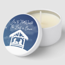 Joy to the World Religious Christmas Nativity