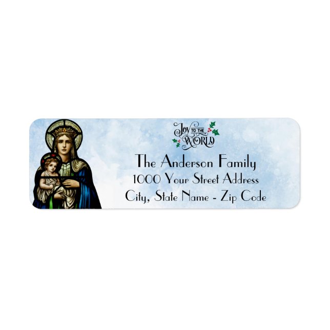 Joy To The World Return Address Label (Front)
