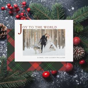 Joy to the World Simple Holiday Photo